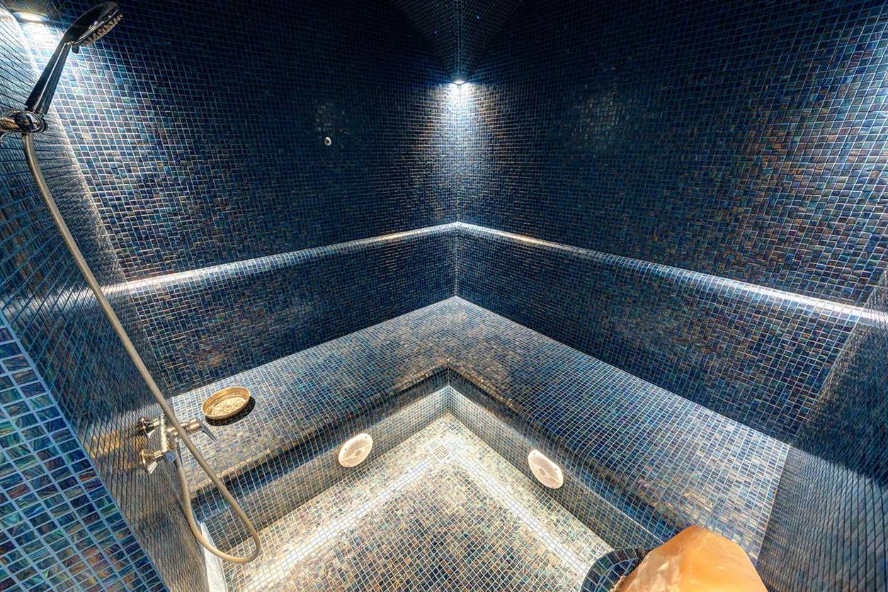 tureckij hamam podsvetka led po perimetru lavok i v potolke ua